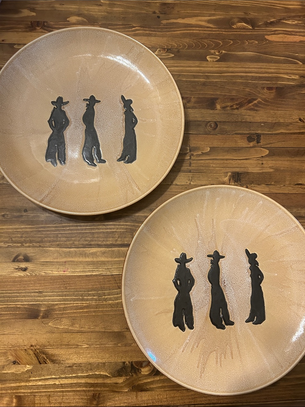 Cowboy Living Buckaroo Stoneware Dinner Plates - Set of 2